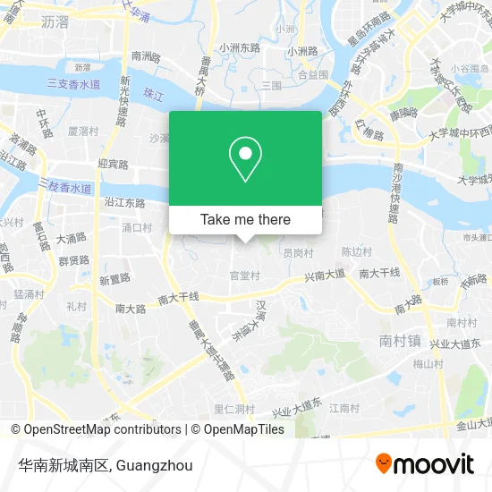 华南新城南区 map