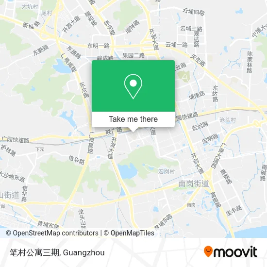 笔村公寓三期 map