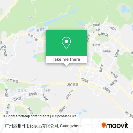 广州温雅日用化妆品有限公司 map
