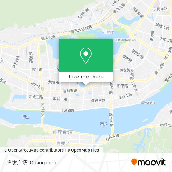 牌坊广场 map