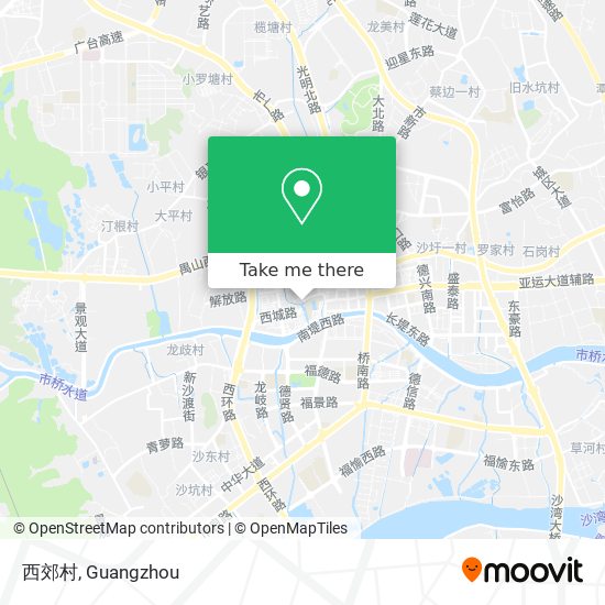 西郊村 map