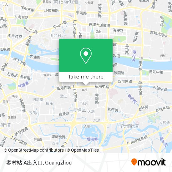 客村站 A出入口 map