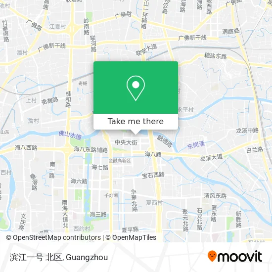 滨江一号 北区 map