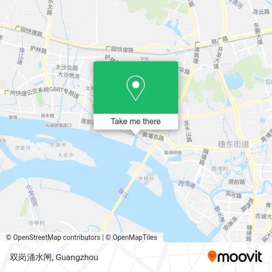 双岗涌水闸 map