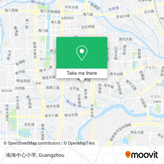 南海中心小学 map