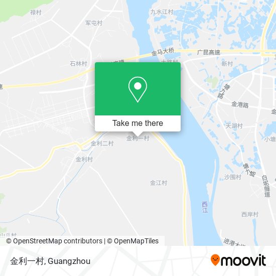 金利一村 map