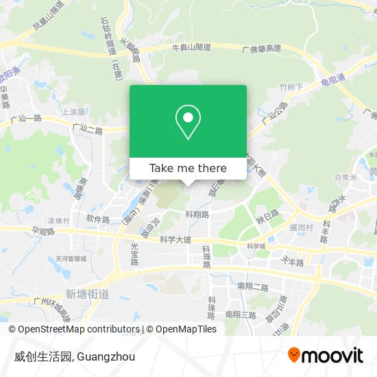 威创生活园 map