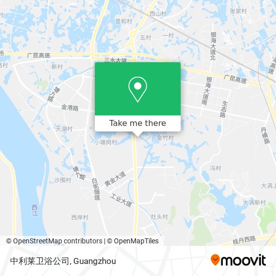 中利莱卫浴公司 map
