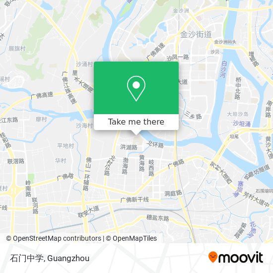 石门中学 map