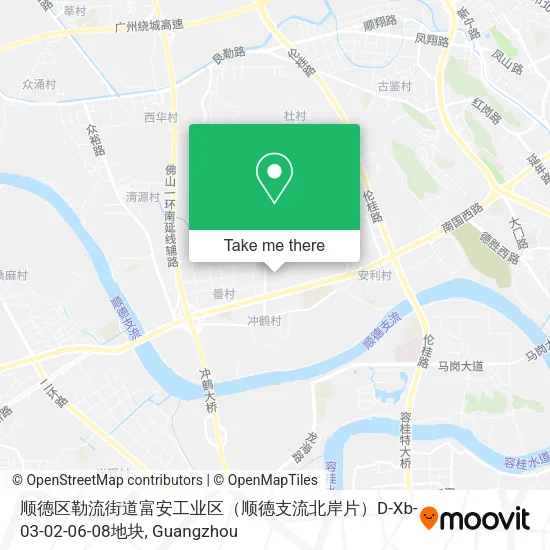 顺德区勒流街道富安工业区（顺德支流北岸片）D-Xb-03-02-06-08地块 map