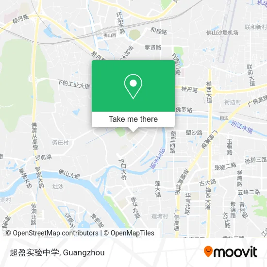 超盈实验中学 map