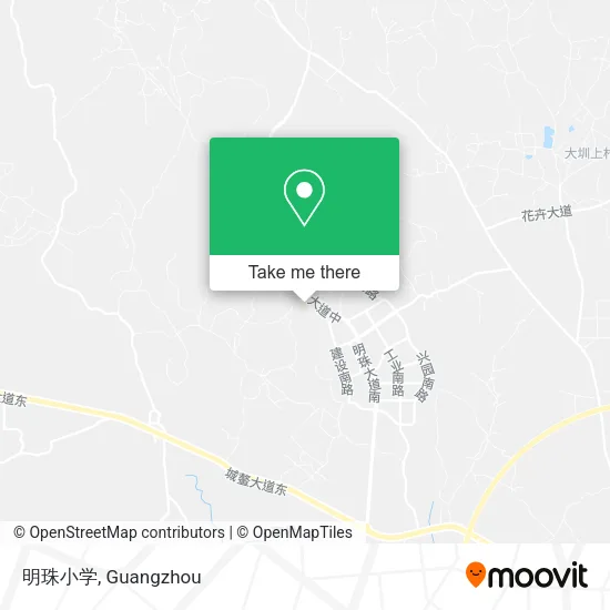 明珠小学 map