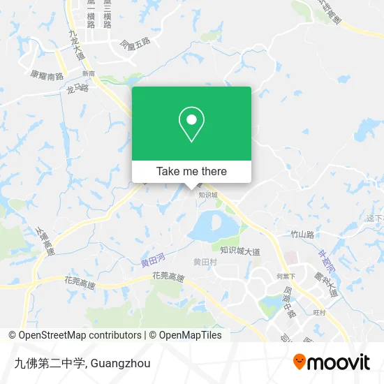 九佛第二中学 map