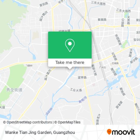 Wanke Tian Jing Garden map