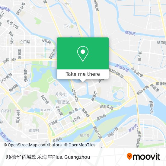 顺德华侨城欢乐海岸Plus map