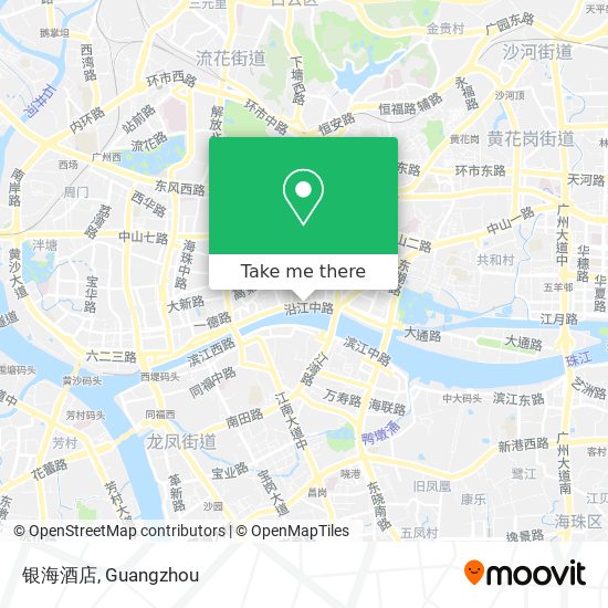 银海酒店 map