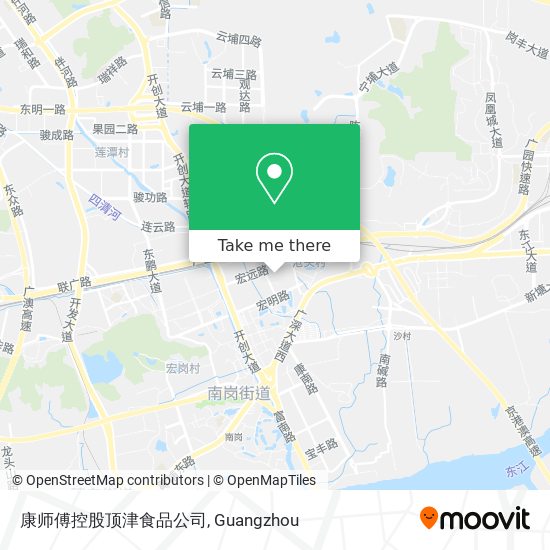 康师傅控股顶津食品公司 map