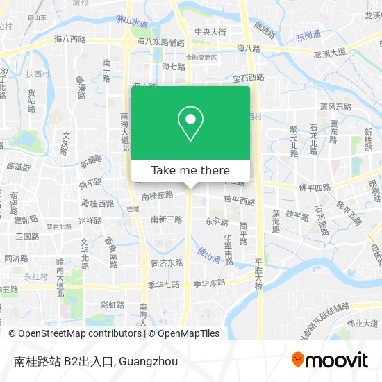 南桂路站 B2出入口 map