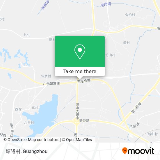 塘邊村 map