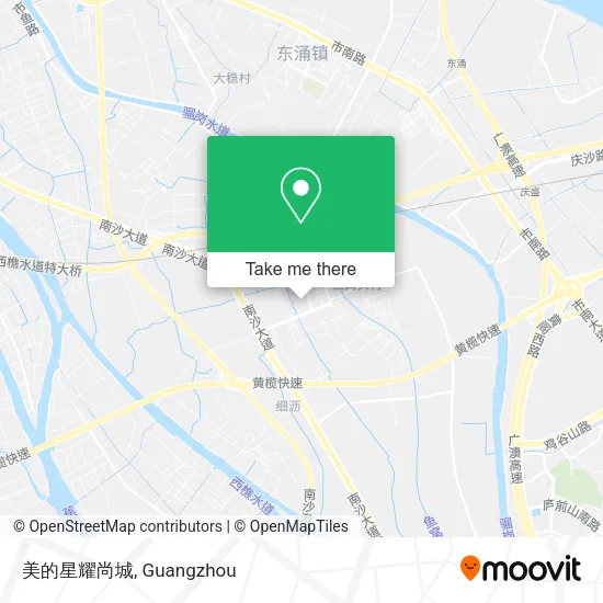 美的星耀尚城 map