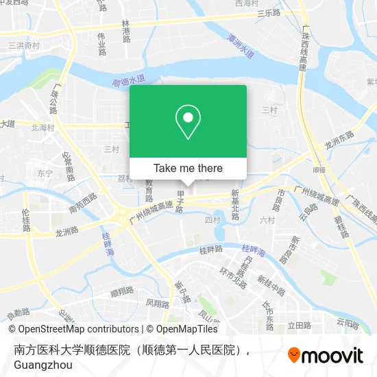 南方医科大学顺德医院（顺德第一人民医院） map