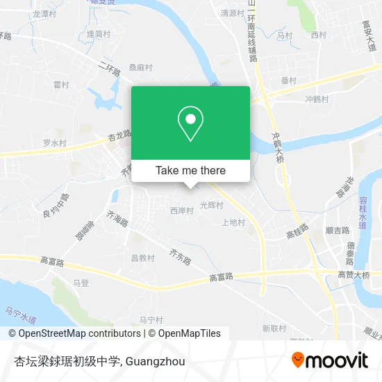 杏坛梁銶琚初级中学 map