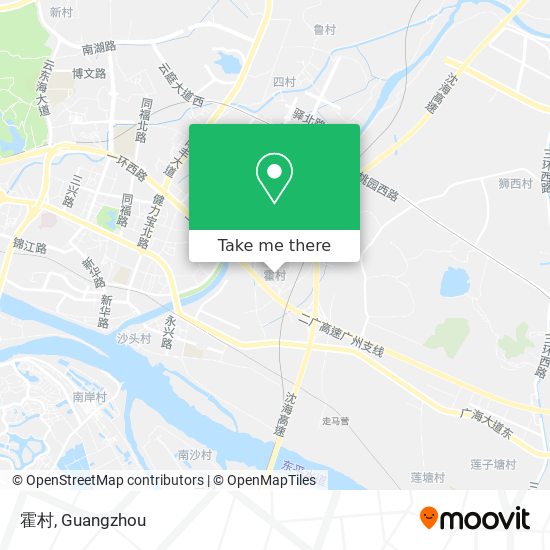 霍村 map