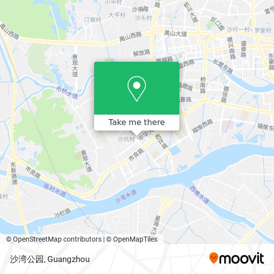 沙湾公园 map