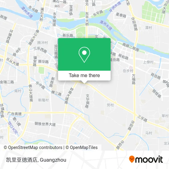 凯里亚德酒店 map