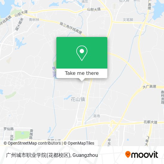 广州城市职业学院(花都校区) map