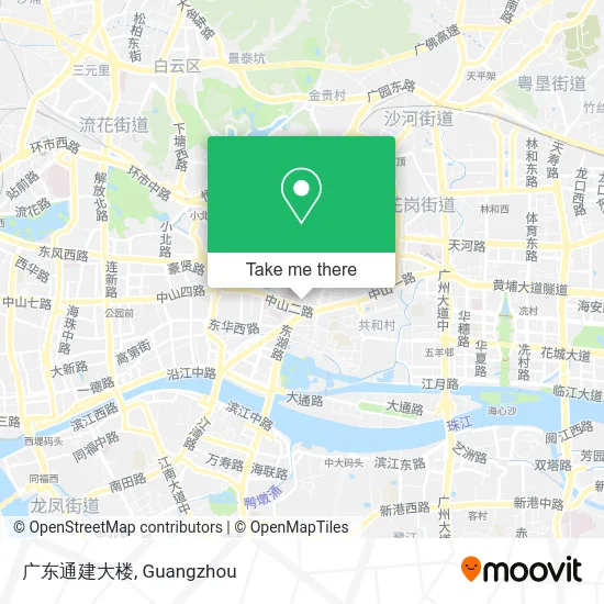 广东通建大楼 map