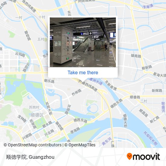 顺德学院 map