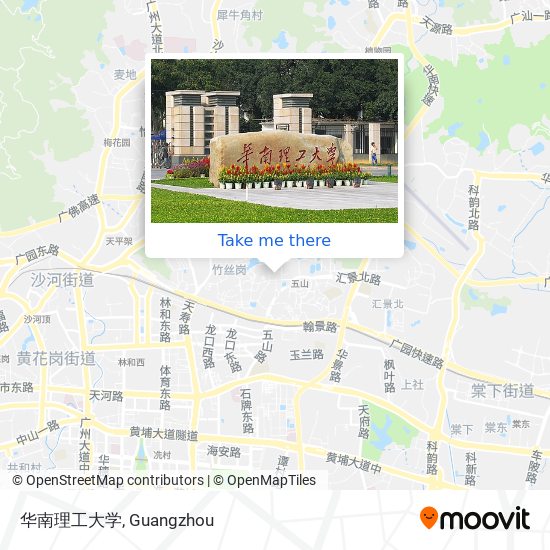 华南理工大学 map