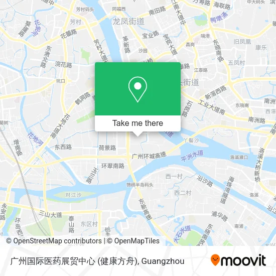 广州国际医药展贸中心 (健康方舟) map