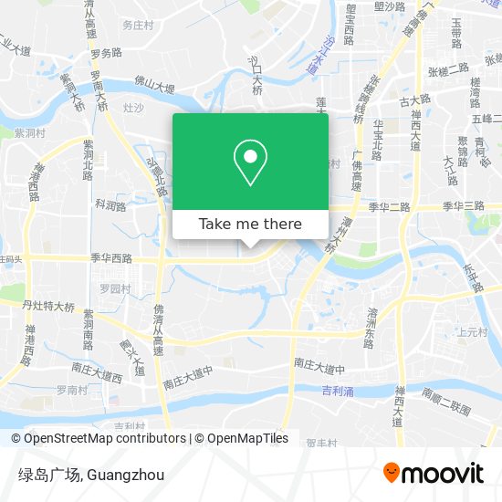 绿岛广场 map