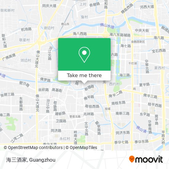 海三酒家 map