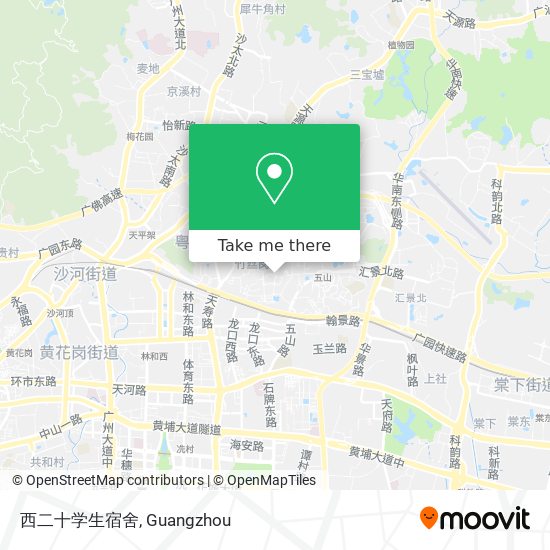 西二十学生宿舍 map