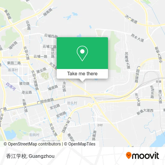 香江学校 map
