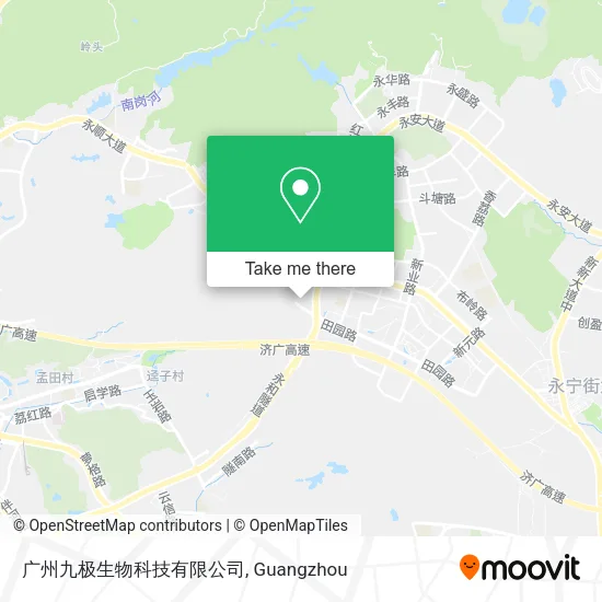 广州九极生物科技有限公司 map