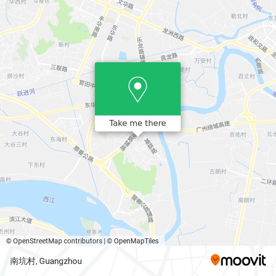 南坑村 map