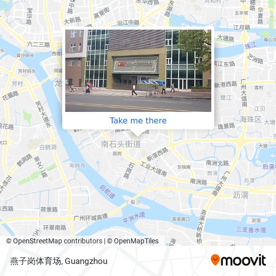燕子岗体育场 map