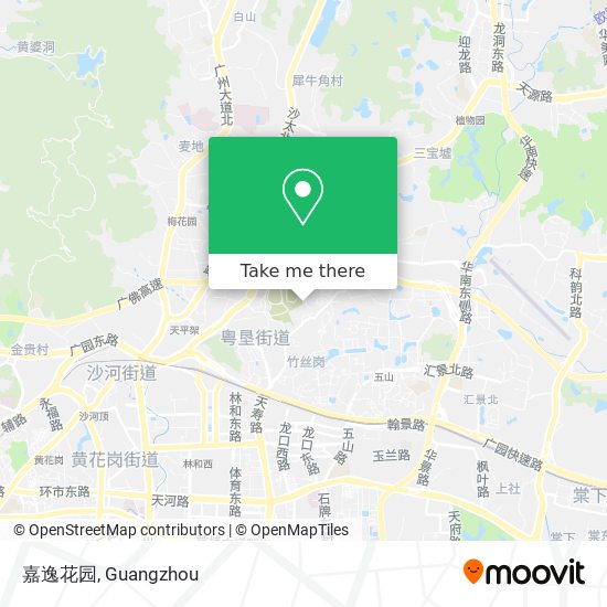 嘉逸花园 map