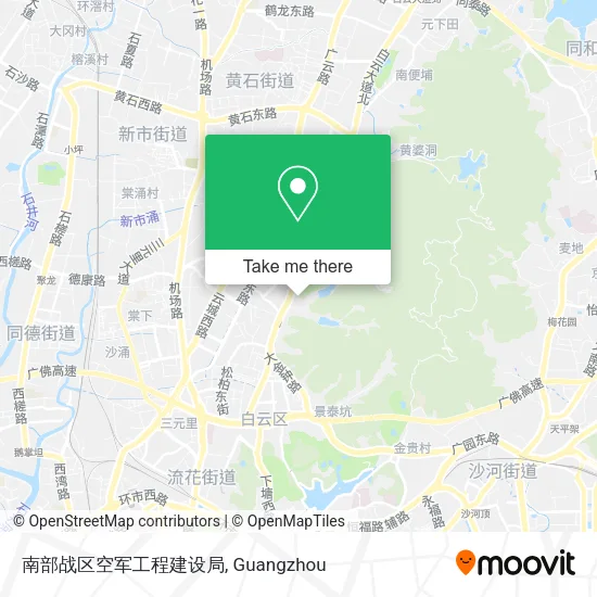南部战区空军工程建设局 map