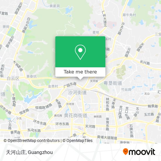 天河山庄 map