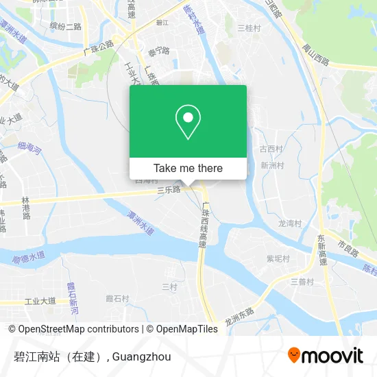碧江南站（在建） map