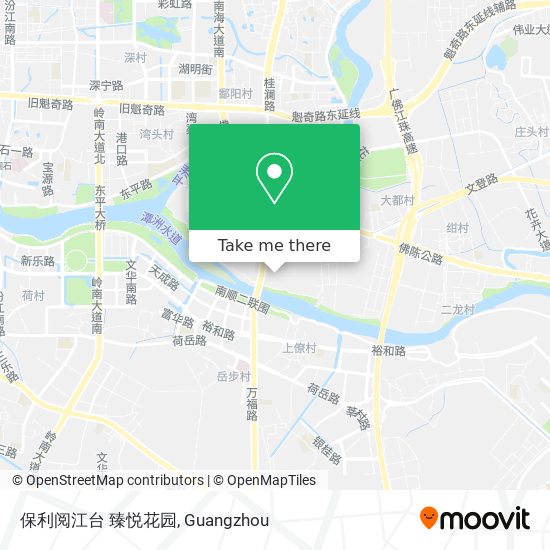 保利阅江台 臻悦花园 map