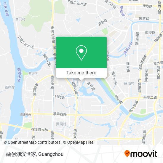 融创湖滨世家 map