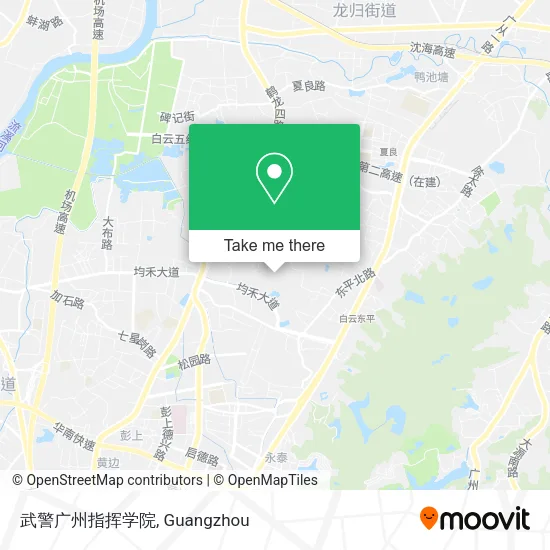 武警广州指挥学院 map