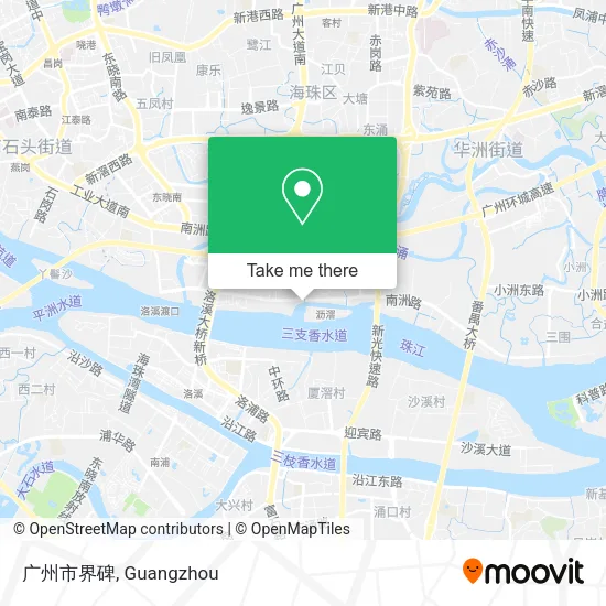 广州市界碑 map