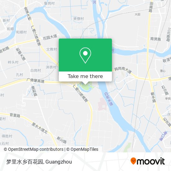 梦里水乡百花园 map